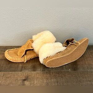 Broncy Donkey Leather Moccasin Slippers 6